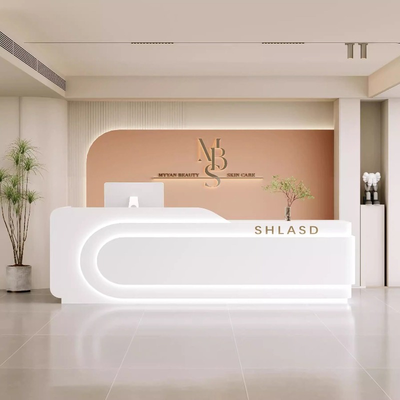 Office Furniture Company - Bancone Bar Stile Nordico Crema per